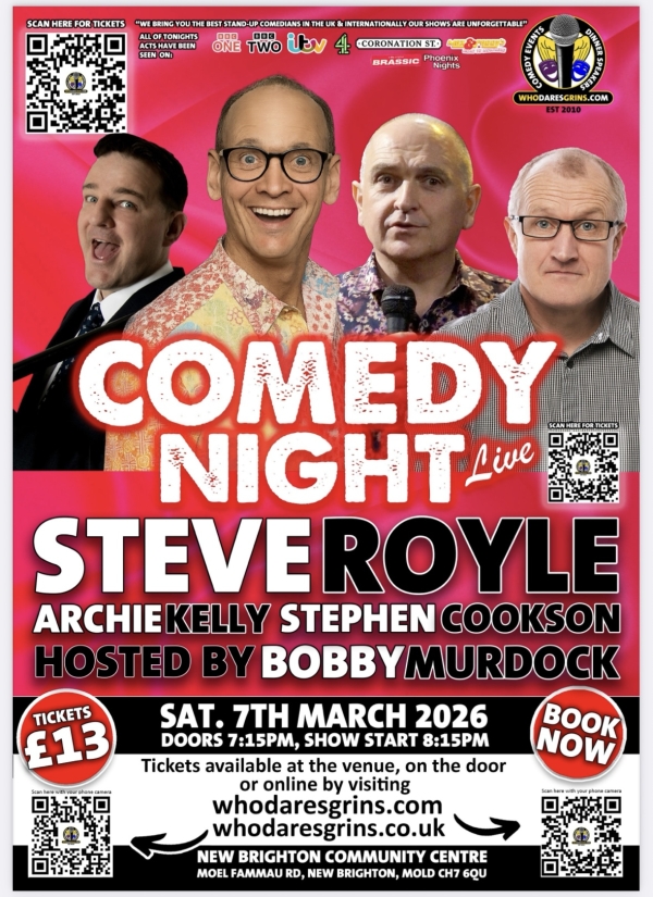 Comedy Night with Who Dares Grins 