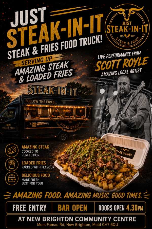 Just Steak in-it Van & Scott Royle - FREE ENTRY