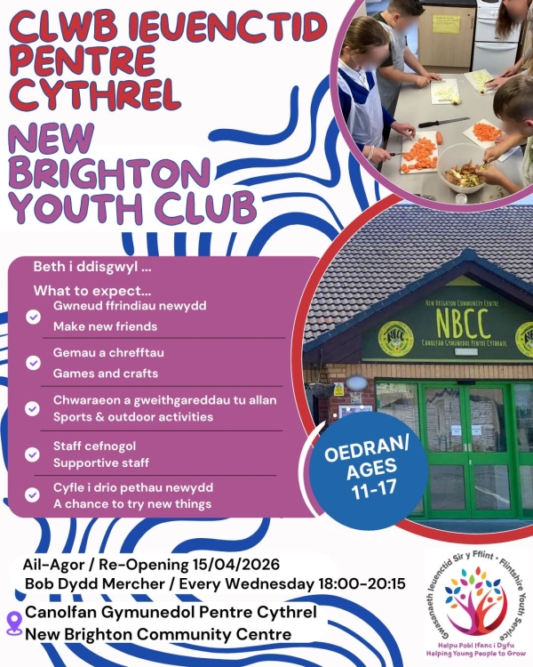 New Brighton Youth Club / Clwb Ieuenctid Pentre Cythrel