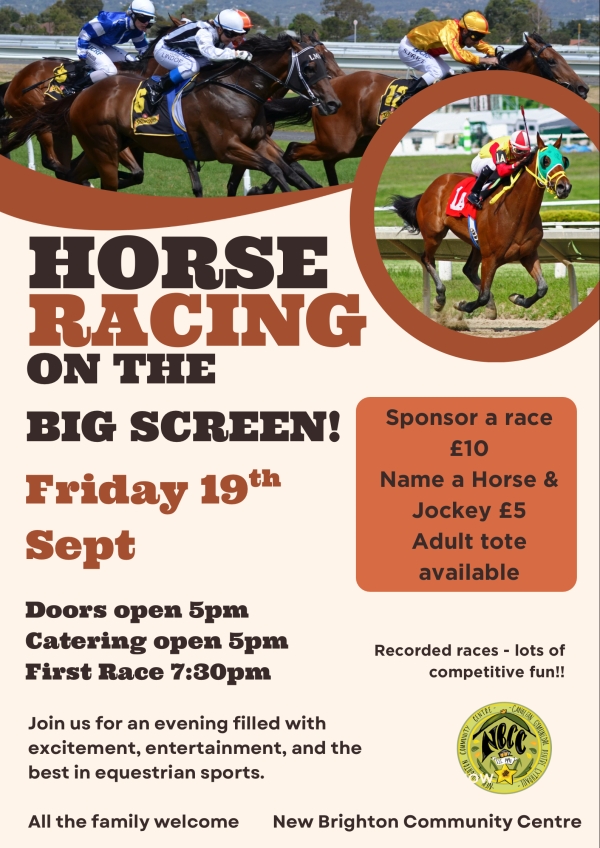 Race Night on the Big Screen