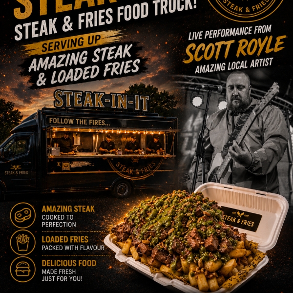Just Steak in-it Van & Scott Royle - FREE ENTRY