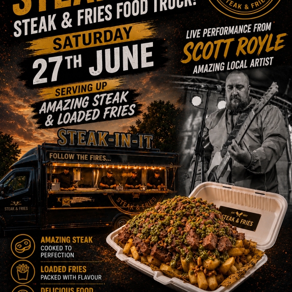Just Steak in-it Van & Scott Royle - FREE ENTRY